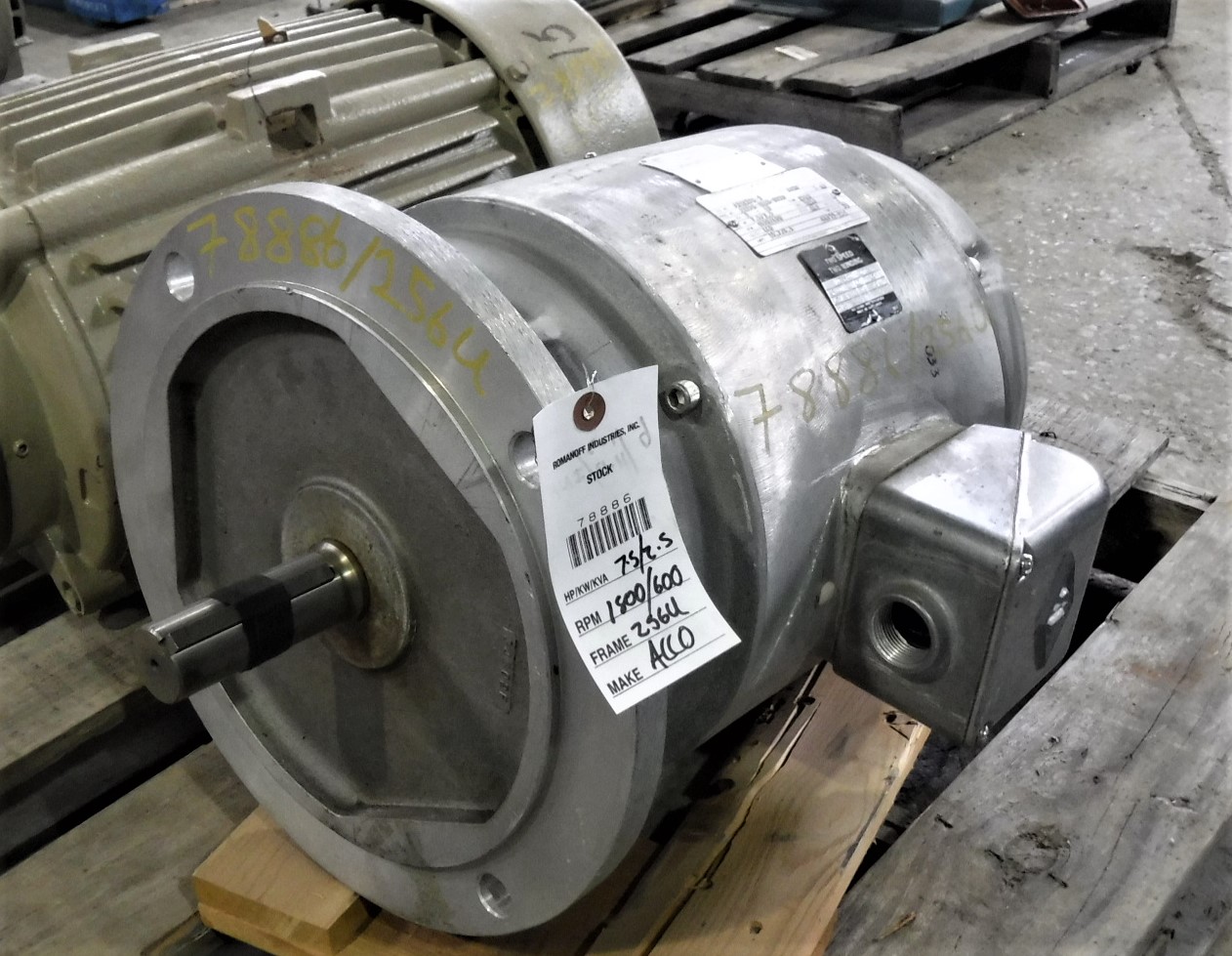 Reuland 5 HP 1800 RPM 256UD Multi Speed Motors 78886