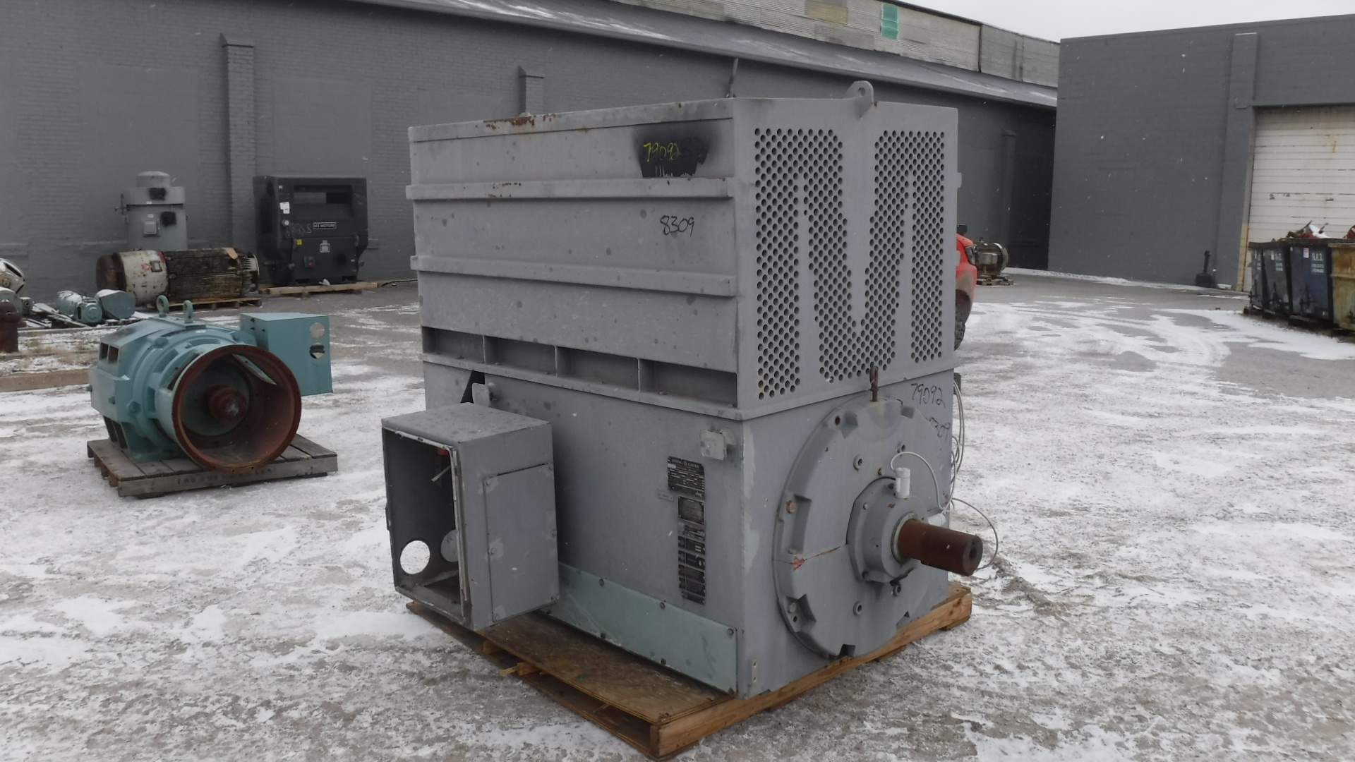General Electric 300 HP 514 RPM 8309S Squirrel Cage Motors 79092