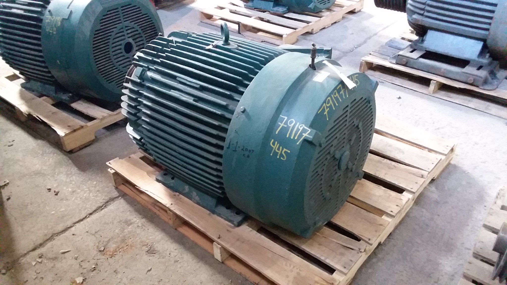 Reliance 100 HP 1800 RPM 445U Squirrel Cage Motors 79197