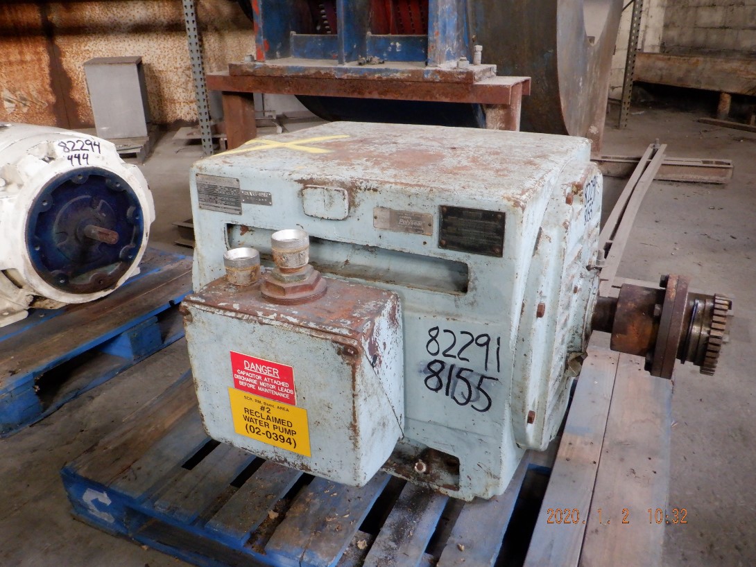 General Electric 250 HP 1200 RPM 8155S Squirrel Cage Motors 82291