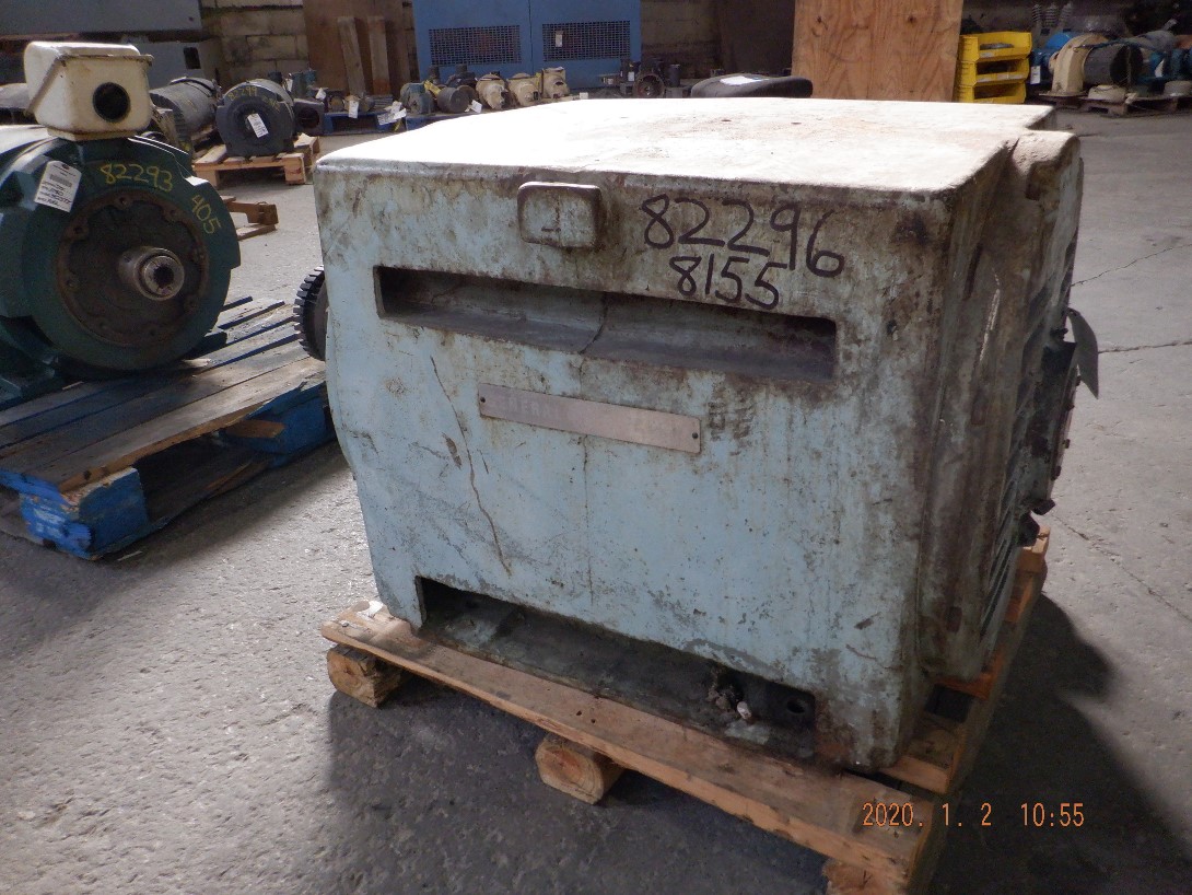 General Electric 250 HP 1200 RPM 8155S Squirrel Cage Motors 82296