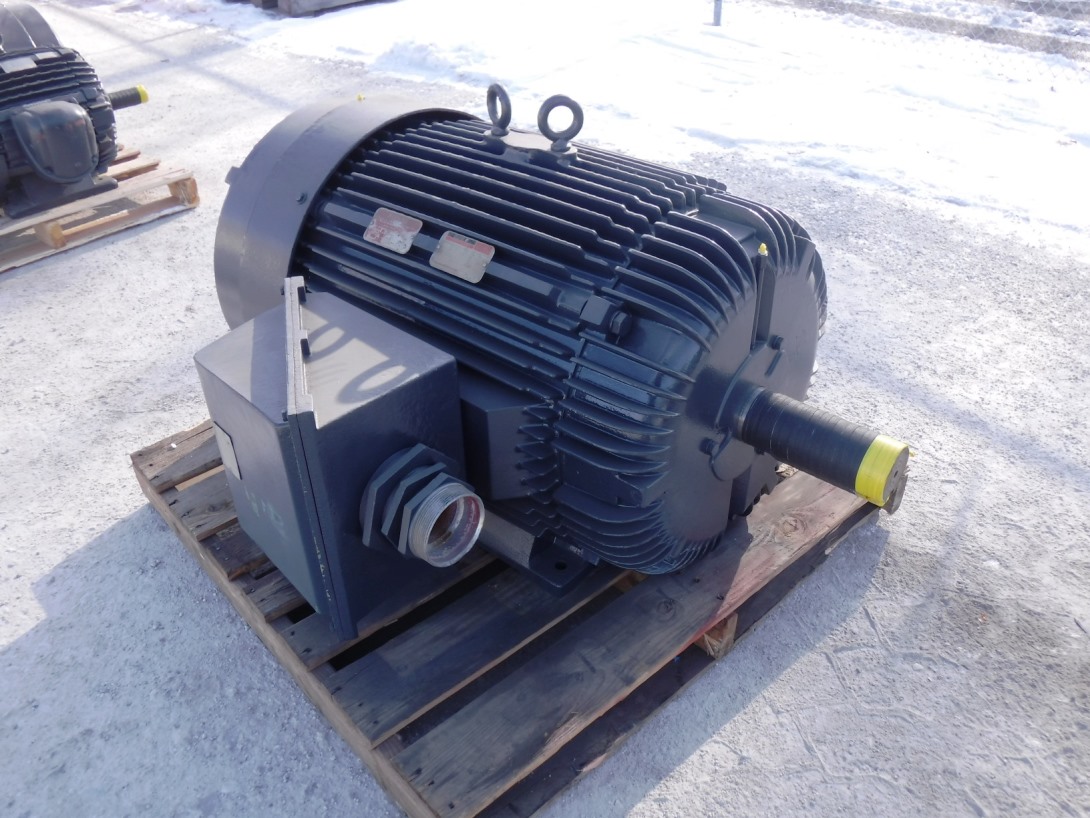 Reliance 125 HP 1200 RPM 447T Squirrel Cage Motors 82362