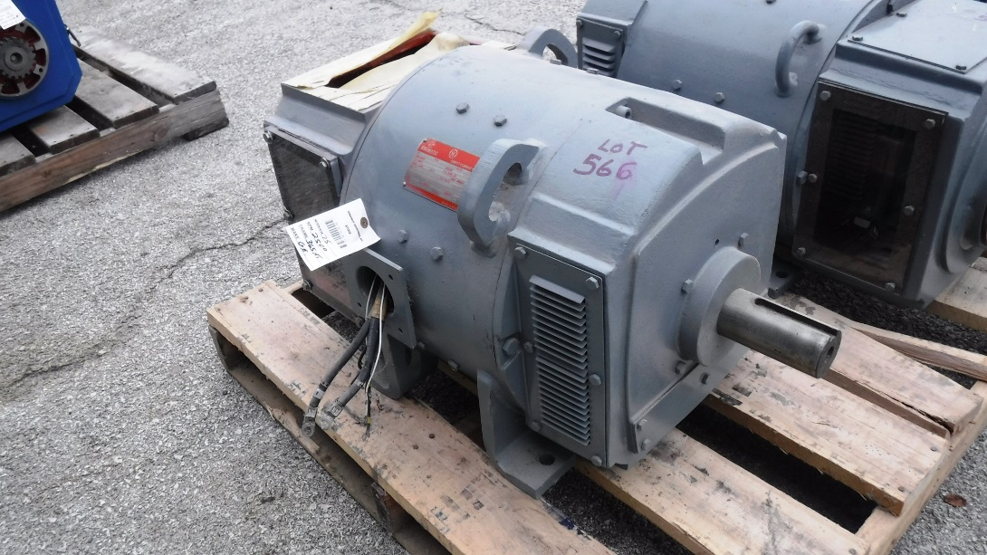 General Electric 75 HP 2500 RPM 365AT DC Motors 82550