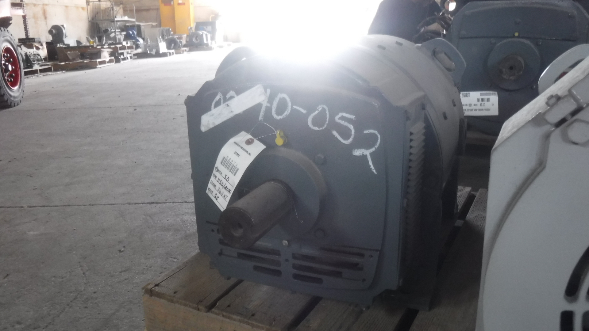 General Electric 50 HP 1150/2000 RPM 368AT DC Motors 82971