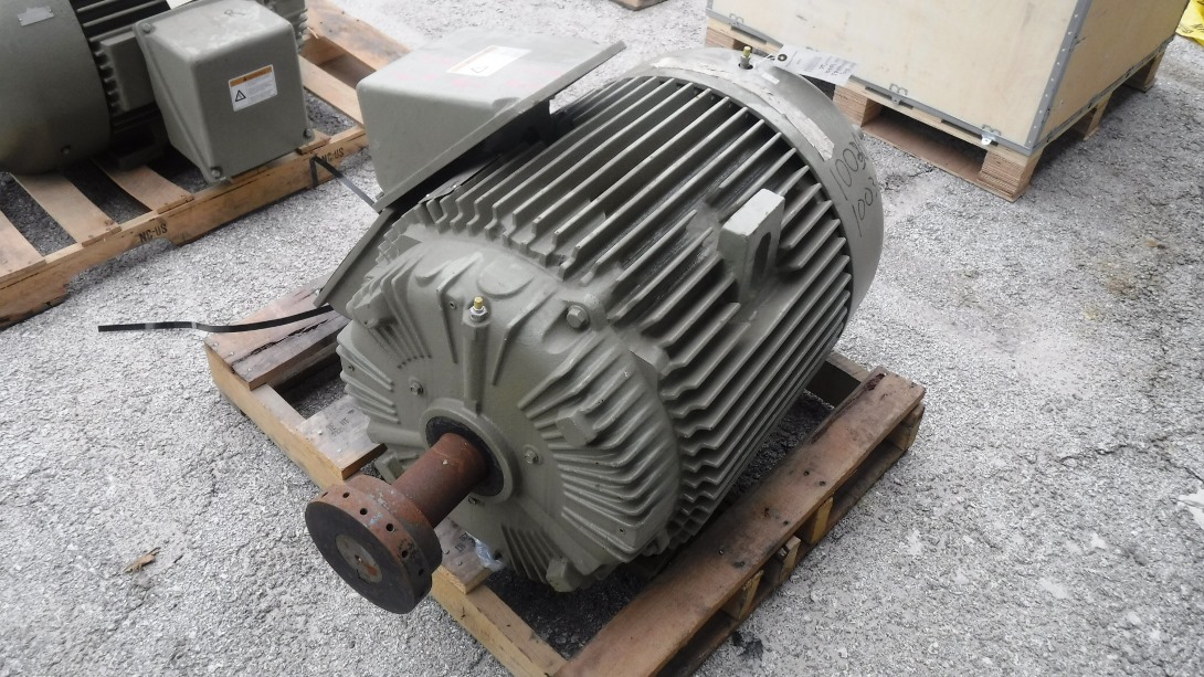 General Electric 75 HP 1200 RPM 405T Squirrel Cage Motors 82996