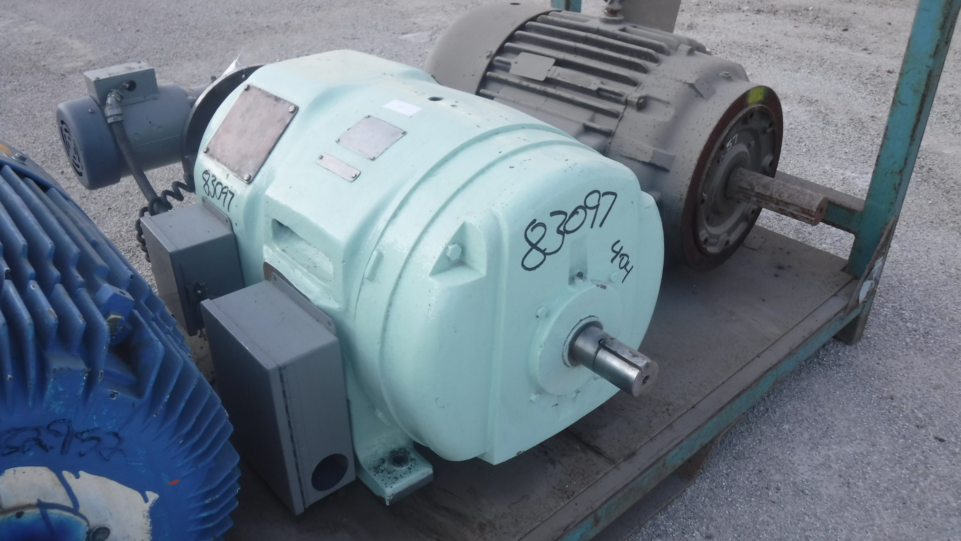 General Electric 60 HP 1730 RPM 404Y Slip Ring Motors 83097