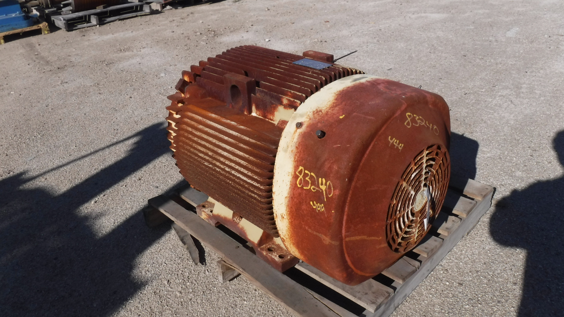 General Electric 100 HP 1200 RPM 444T Squirrel Cage Motors 83240