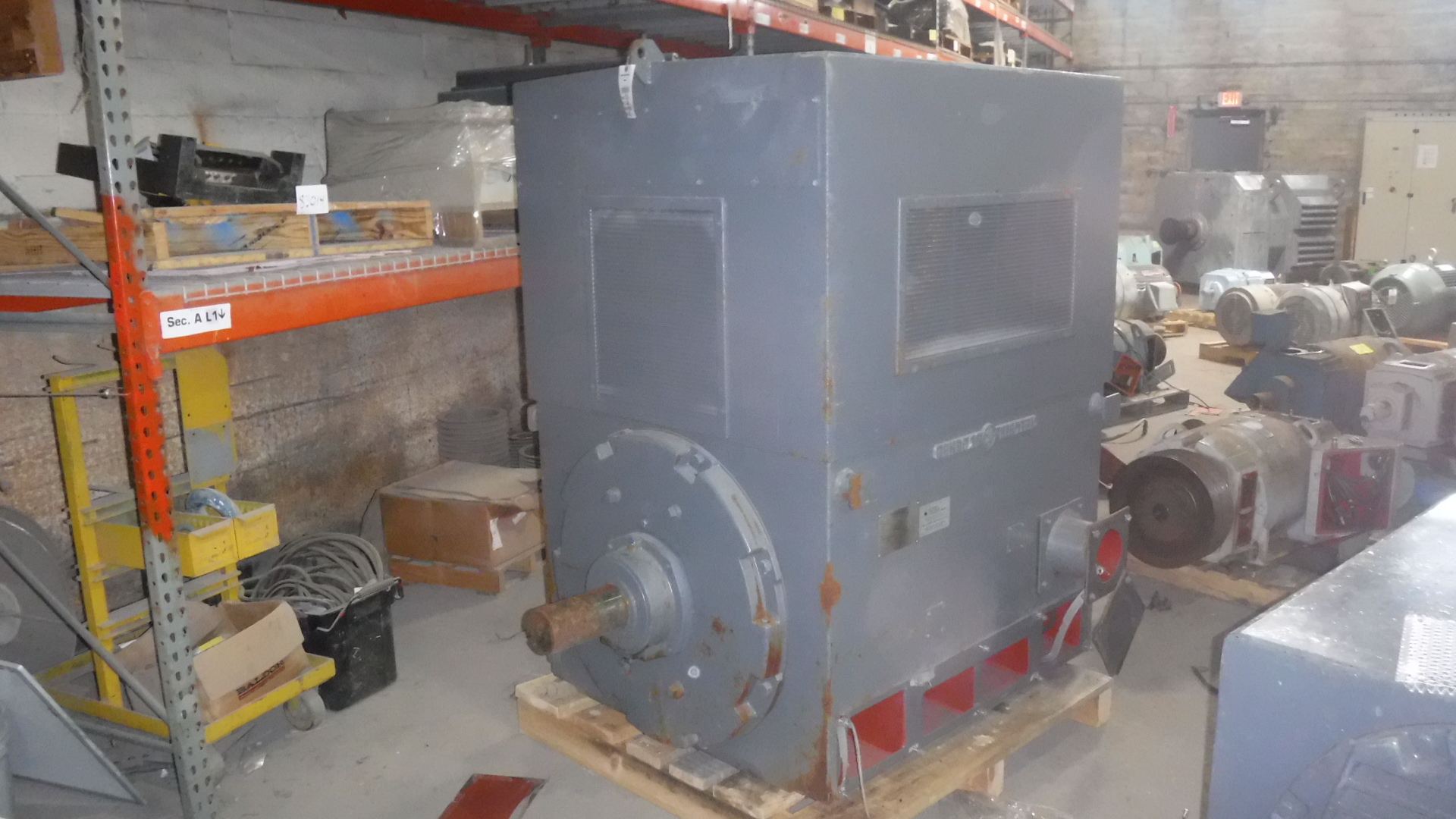 General Electric 800 HP 1200 RPM 8309Z Squirrel Cage Motors 83436
