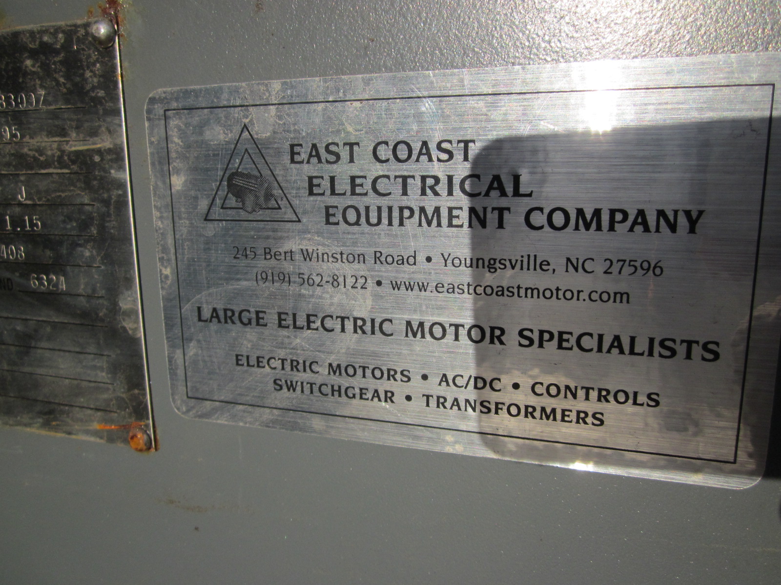 General Electric 800 HP 1200 RPM 8309Z Squirrel Cage Motors 83436