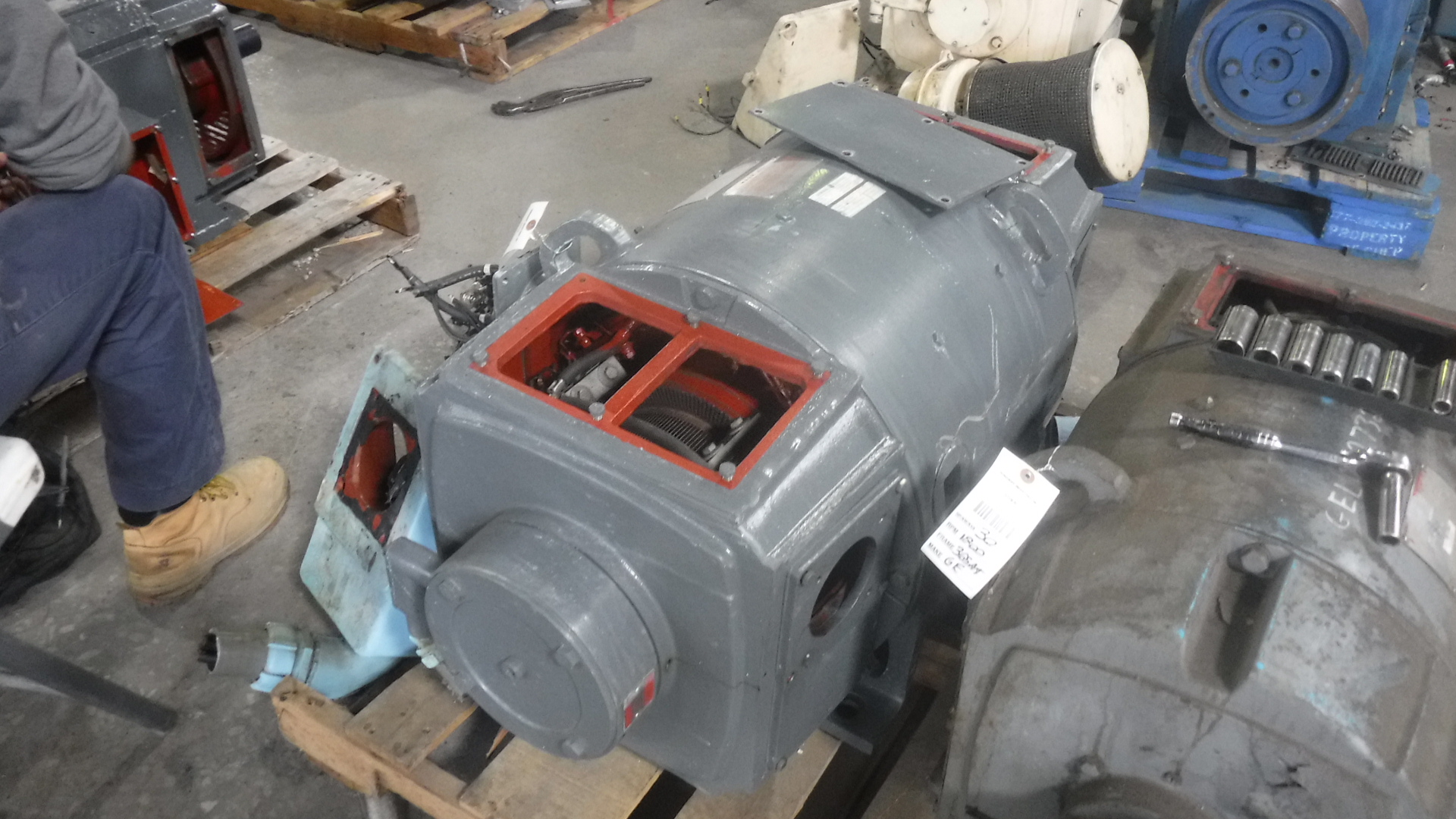 General Electric 75 HP 850/2500 RPM 407AT DC Motors 83462