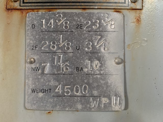 Westinghouse 400 HP 1200 RPM 5808L Squirrel Cage Motors 84396