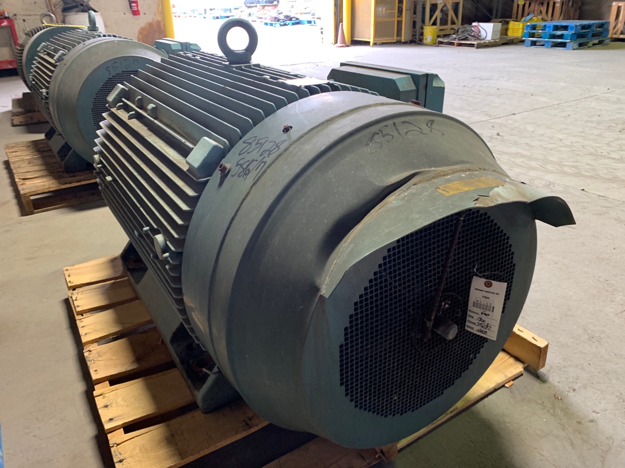 ABB 600 HP 1800 RPM 586/7 Squirrel Cage Motors 85128