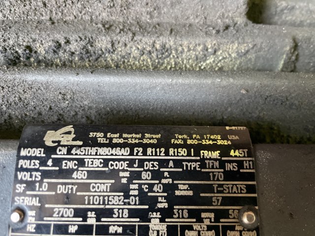 Marathon 150 HP 1800 RPM 445T Squirrel Cage Motors 86626