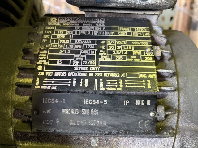 Marathon 150 HP 1800 RPM 445T Squirrel Cage Motors 86626