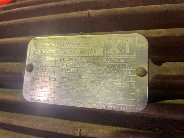 Reliance 30 HP 1200 RPM 326T Squirrel Cage Motors 87571
