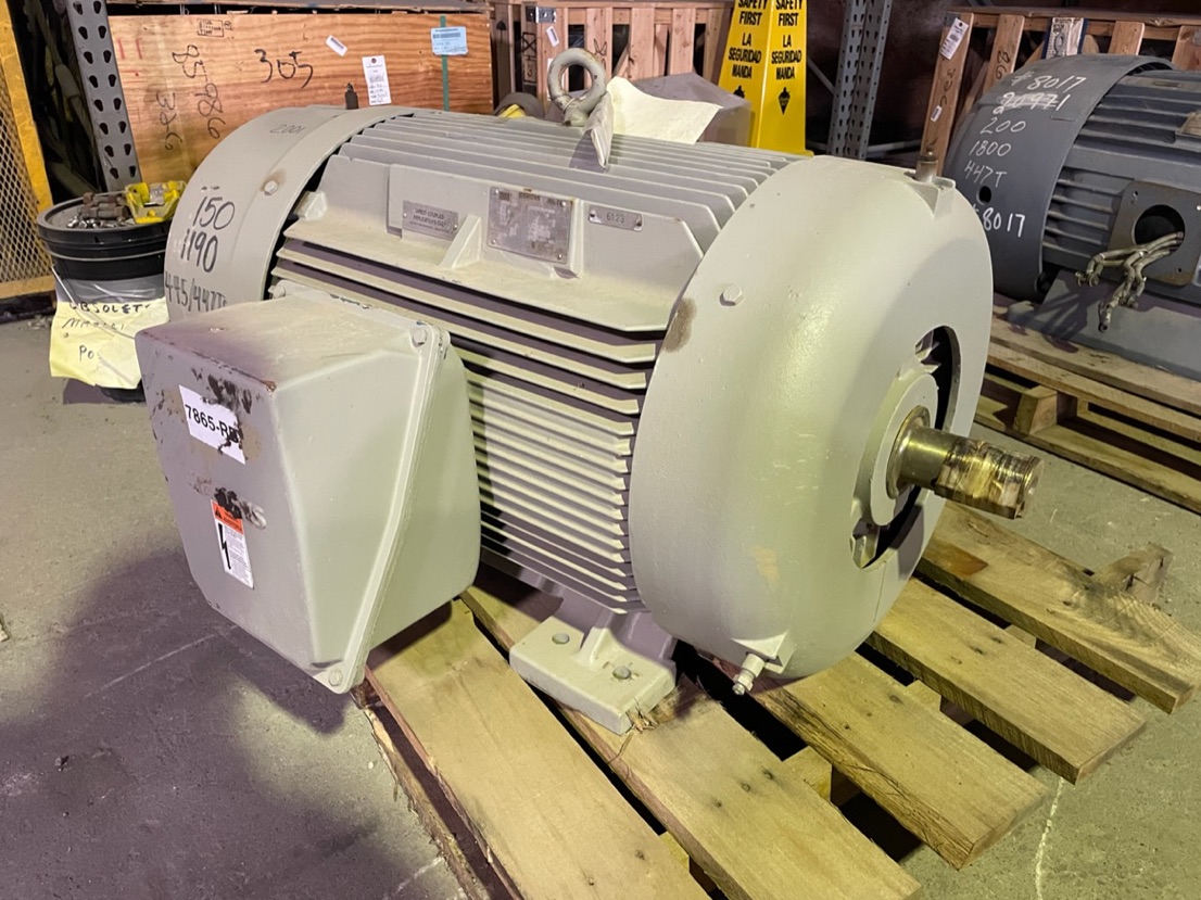 Siemens 150 HP 1200 RPM 447TS Squirrel Cage Motors 87623