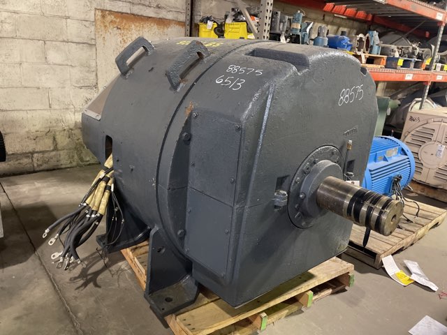 General Electric 600 HP 850/1300 RPM 6513 DC Motors 88575