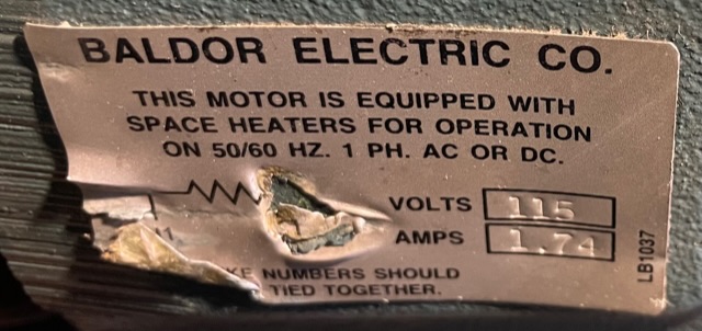 Baldor-Reliance 30 HP 3600 RPM 286TS Squirrel Cage Motors 89382