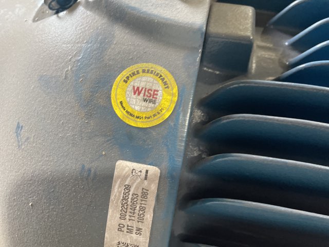 WEG 30 HP 1200 RPM 324/6TSC Squirrel Cage Motors 89894