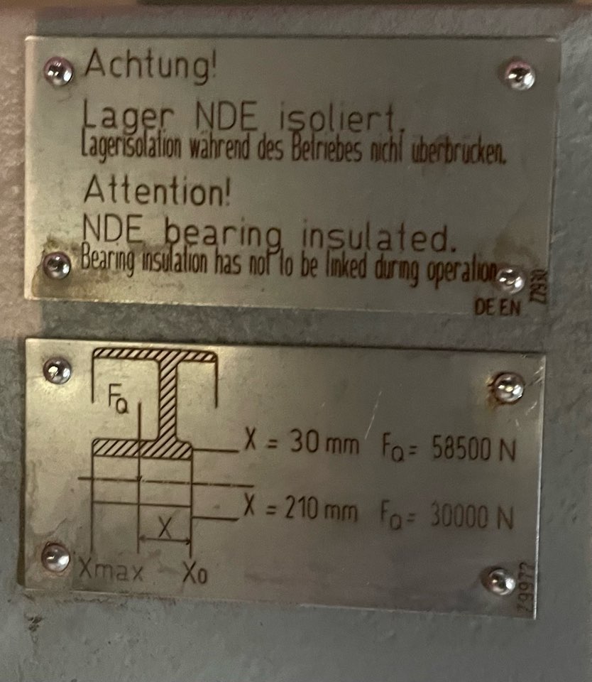 Siemens 500 HP 900 RPM 400 Squirrel Cage Motors 89957