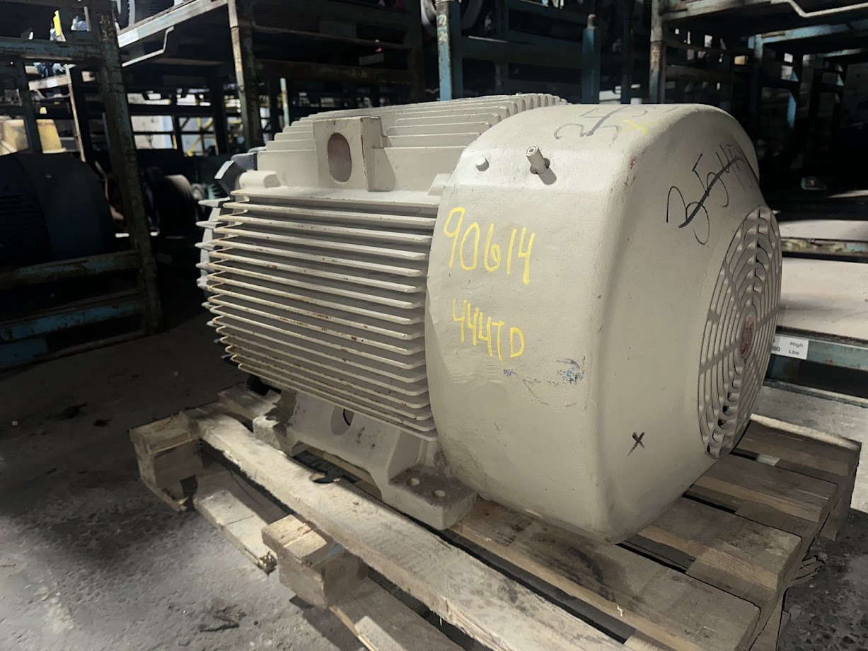 General Electric 125 HP 1800 RPM 444T Squirrel Cage Motors 90614