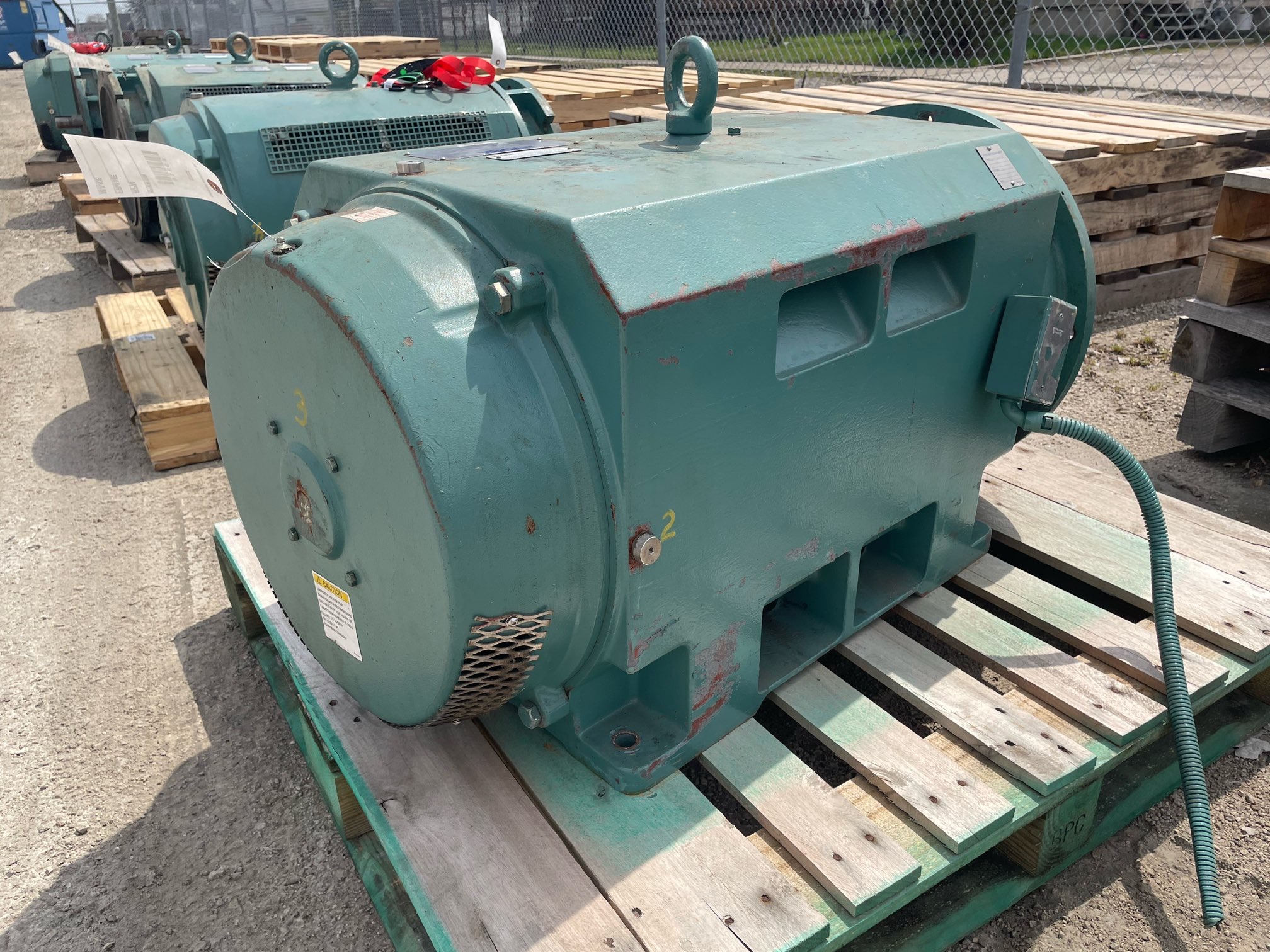 York 600 HP 3600 RPM 449TDZ Squirrel Cage Motors 91669