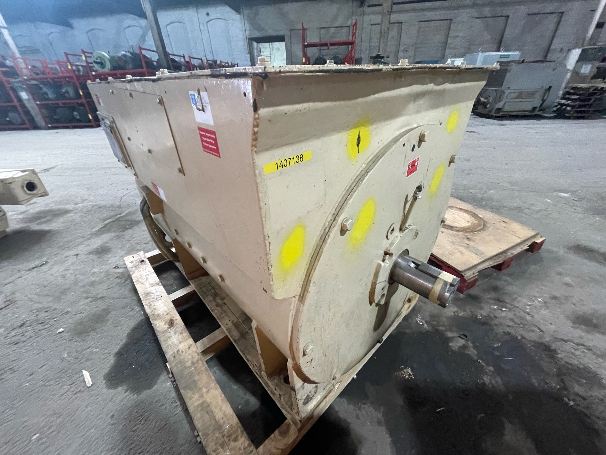 Westinghouse 400 HP 350/1400 RPM FBK848ASY DC Motors 91720