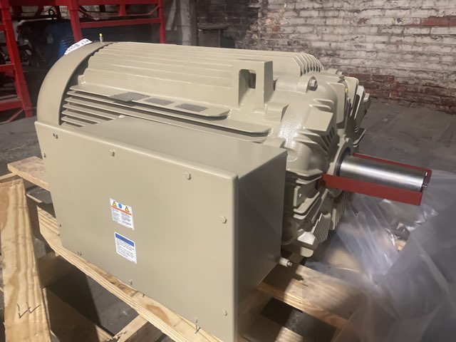 General Electric 400 HP 1200 RPM 449T Squirrel Cage Motors 91778