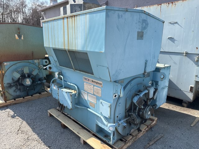 Teco Westinghouse 1500 HP 3600 RPM 4011 Squirrel Cage Motors 91800