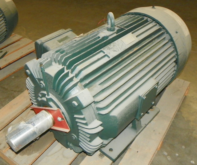 Toshiba 100 HP 900 RPM 445T Squirrel Cage Motors 91914