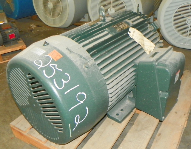Toshiba 100 HP 900 RPM 445T Squirrel Cage Motors 91914