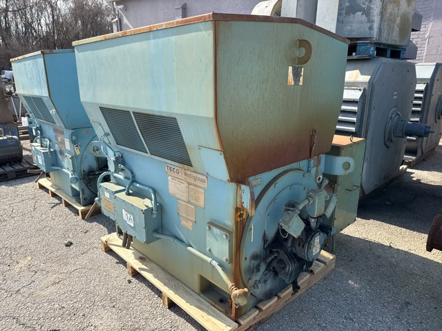 Teco Westinghouse 1500 HP 3600 RPM 4011 Squirrel Cage Motors 91921