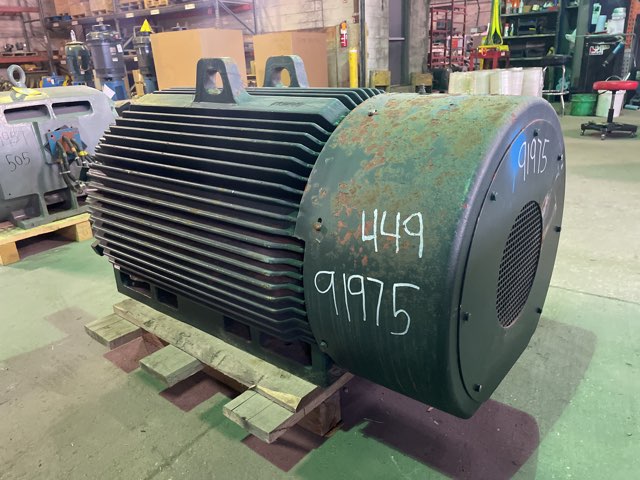 Toshiba 200 HP 900 RPM 449T Squirrel Cage Motors 91975