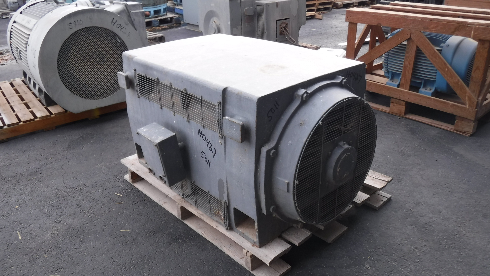 General Electric 400 HP 1200 RPM 5011LL Squirrel Cage Motors H0427