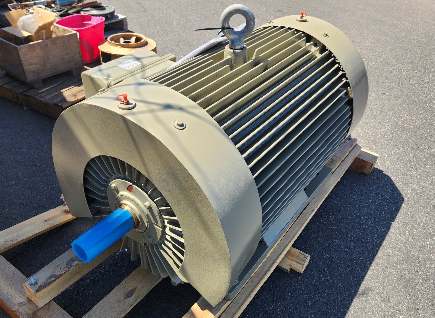 General Electric 200 HP 3600 RPM 447/9TS Squirrel Cage Motors H0891