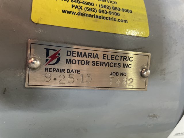 General Electric 5 HP 3500 RPM L186AT DC Motors H0933