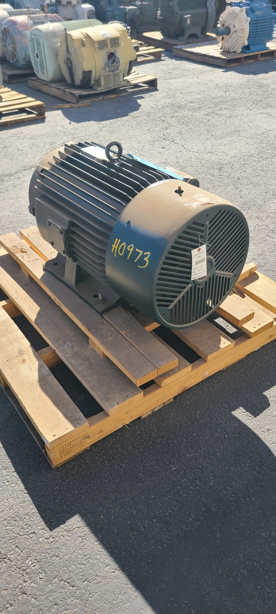 Toshiba 100 HP 3600 RPM 405TSC Squirrel Cage Motors H0973