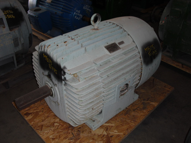 General Electric 100 HP 1800 RPM 445U Squirrel Cage Motors M8115
