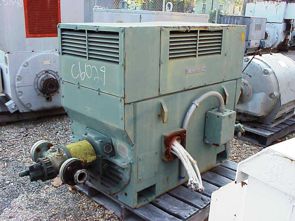 Westinghouse 600 HP 3600 RPM 5010H Squirrel Cage Motors M9293