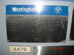 Westinghouse 600 HP 1800 RPM 3507 Squirrel Cage Motors 43460