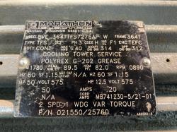 Marathon 50 HP 1780 RPM 364T Multi Speed Motors 47850