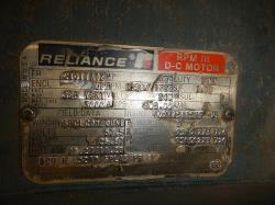 Reliance 150 HP 1150/1725 RPM C4011ATZ DC Motors 49392
