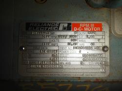 Reliance 5 HP 1750/1950 RPM SC2113ATCZ DC Motors 55276