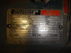Reliance 30 HP 1150 RPM C2514ATZ DC Motors 61567