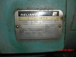 Reliance 250 HP 3600 RPM 445TDZ Squirrel Cage Motors 64700