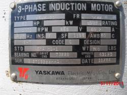 Yaskawa 60 HP 1771 RPM 364TP Vertical Motors 64993