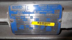 Lincoln 75 HP 1800 RPM 444U Squirrel Cage Motors 66589