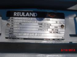 Reuland 60 HP 1800 RPM 404TX Slip Ring Motors 66880