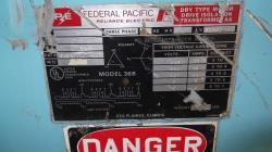 Federal Pacific 75 KVA Transformers 67900
