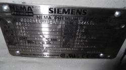 Siemens 125 HP 1200 RPM 445TC Squirrel Cage Motors 68990
